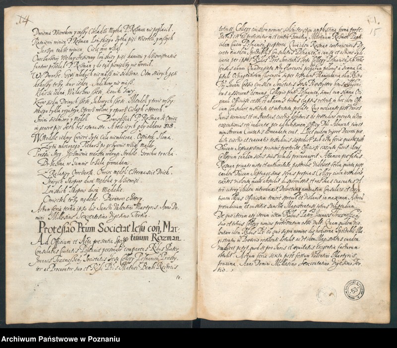 Obraz 18 z jednostki "Acta actorum in officio consulari Posnaniensi conscriptorum a.d. 1623 ... Dachnowski notarius."