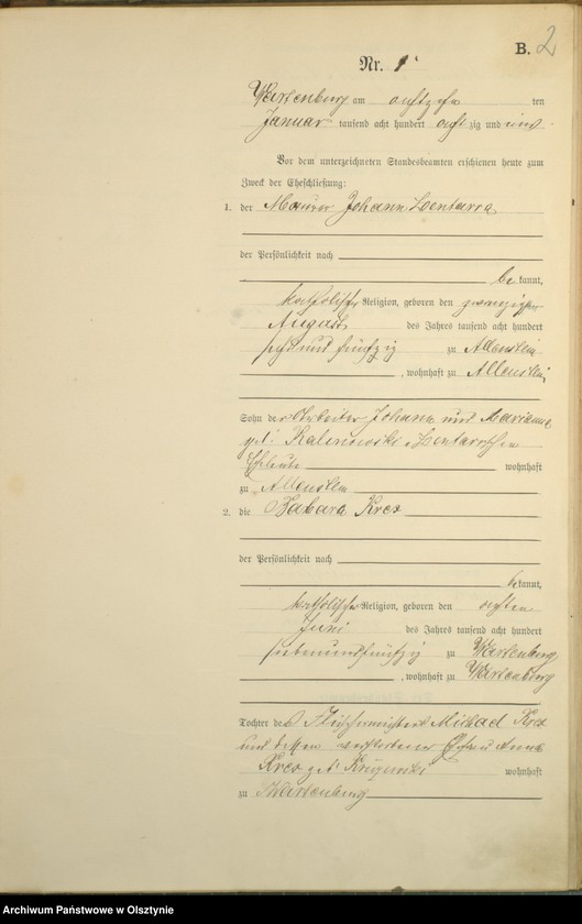 image.from.unit.number "Heiraths-Haupt-Register Nr 1 - 48"