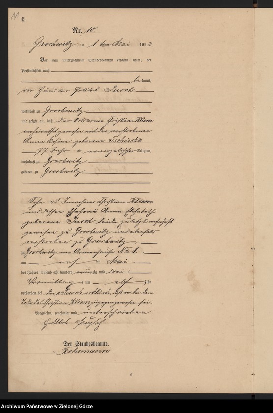 Obraz 13 z jednostki "Sterbe-Haupt-Register"