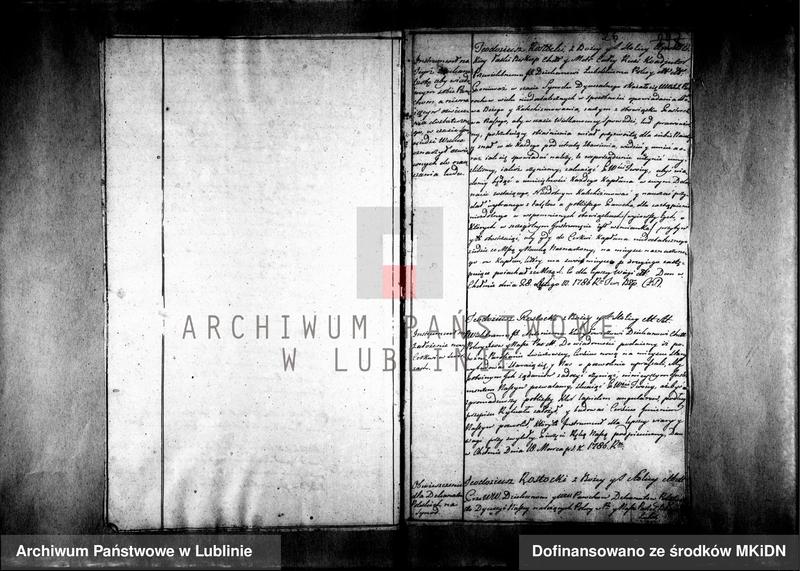 image.from.unit.number "[Księga wpisów biskupa chełmskiego Teodozjusza Rostockiego] 1784 - 1787 Akta za szczęśliwych rządów - - Porfiriusza Skarbka Ważyńskiego nominata biskupa chełmskiego i bełskiego oraz z całą jurysdykcją administratora zaczęte [s.152] 1787-1791"