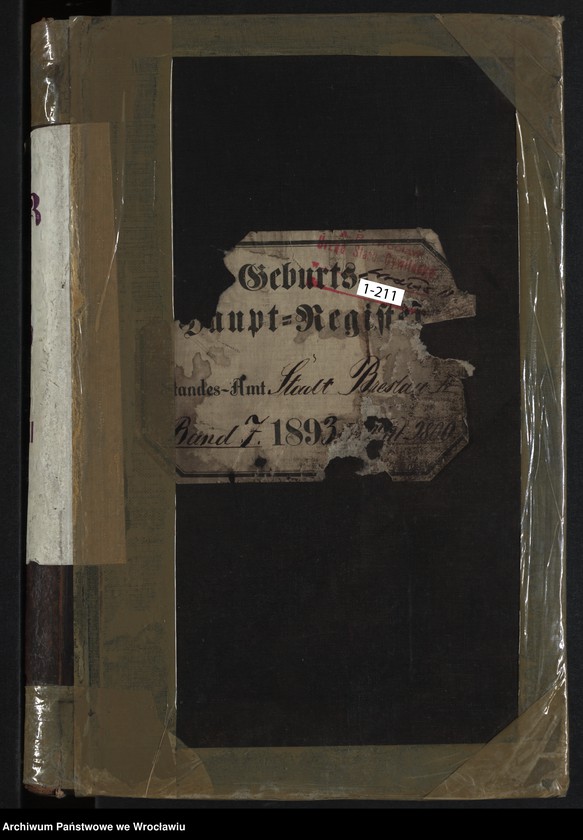 image.from.unit.number "Geburts-Haupt-Register Breslau II 1893 Band 7"