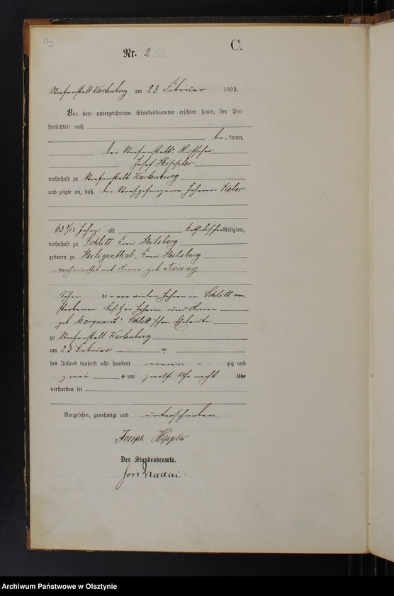 image.from.unit.number "Sterbe-Haupt-Register Nr 1 - 8"