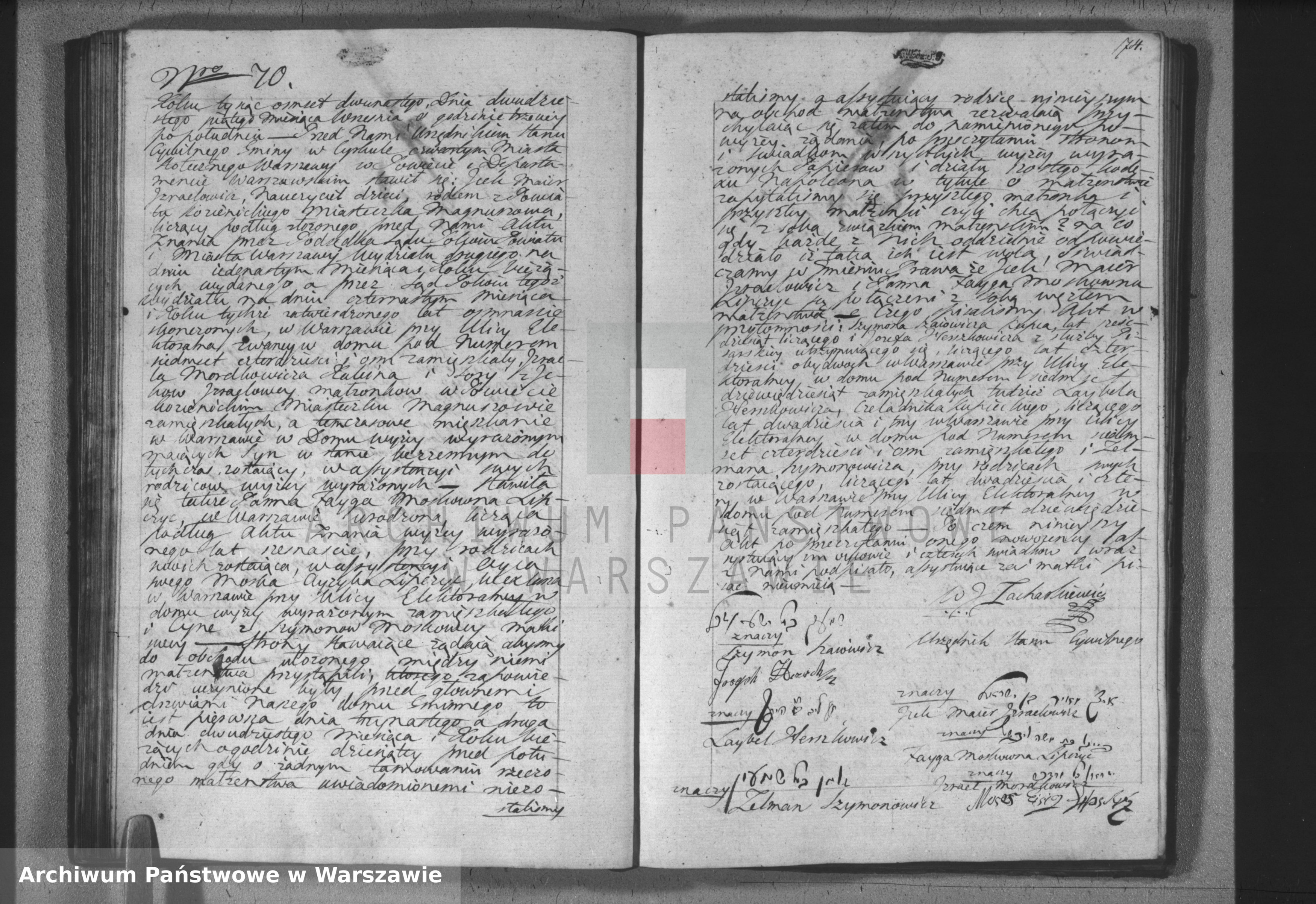 Skan z jednostki: Akta małżeństw i rozwodów