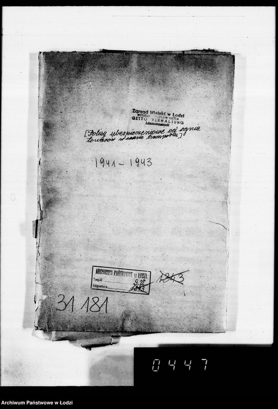 Obraz 4 z jednostki "[Polisy ubezpieczeniowe od ognia towarów w czasie transportu"