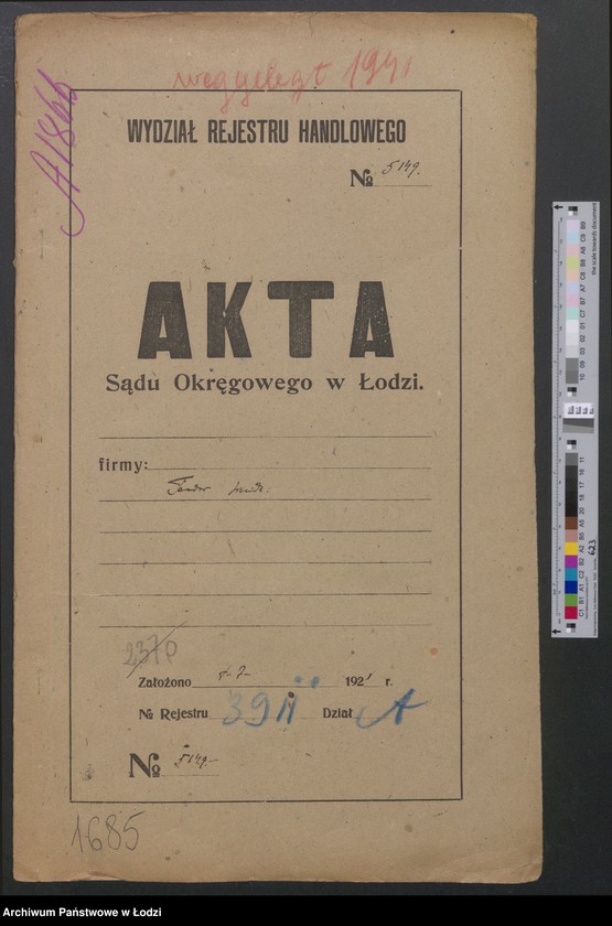 Obraz 2 z jednostki "Teodor Wende – kantor techniczno-handlowy"