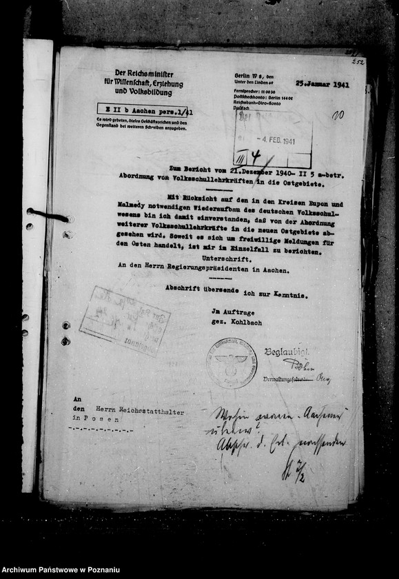 Obraz 14 z jednostki "Abordnung von Volksschullehrern"