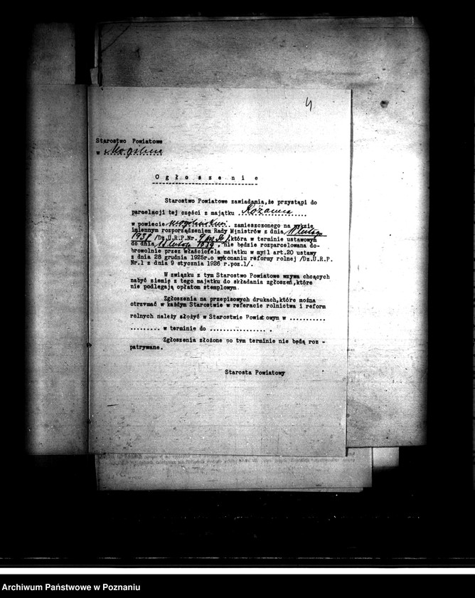 Obraz 8 z jednostki "Majątek Różanna powiatu mogileńskiego parcelacja"