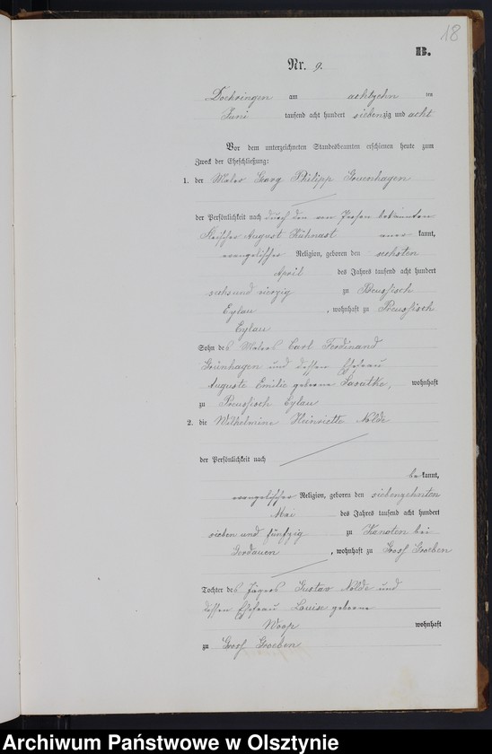 image.from.unit.number "Heiraths-Neben-Register Nr 1 - 16"