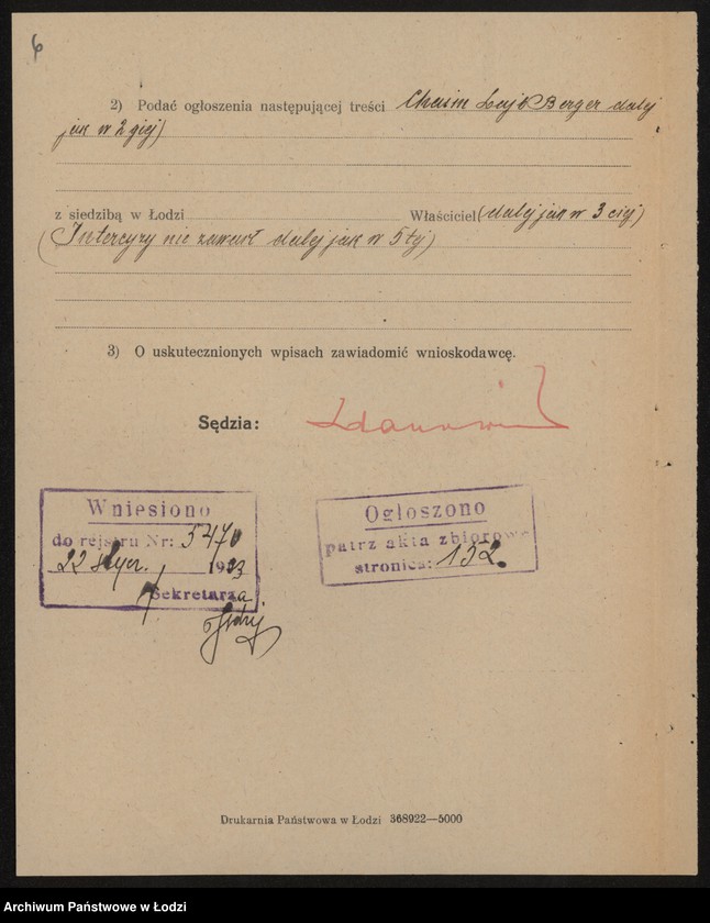 Obraz 8 z jednostki "Chaim Lajb Berger- handel naftą i olejami"