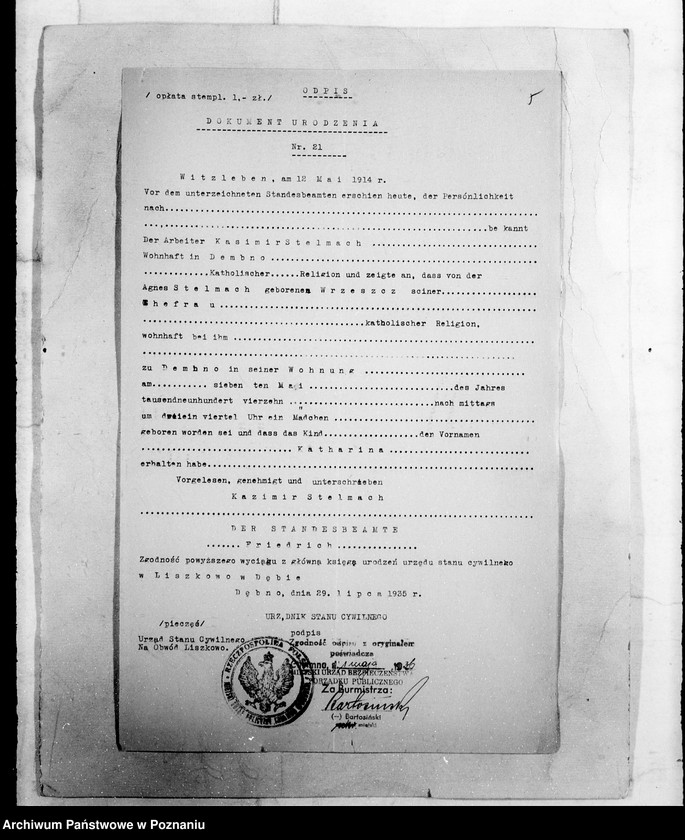 Obraz 9 z jednostki "/Podanie o dopuszczenie do egzaminu pielęgniarskiego/"