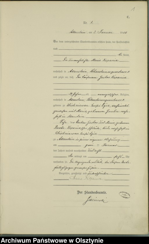 image.from.unit.number "Sterbe-Haupt-Register Nr 1-522"