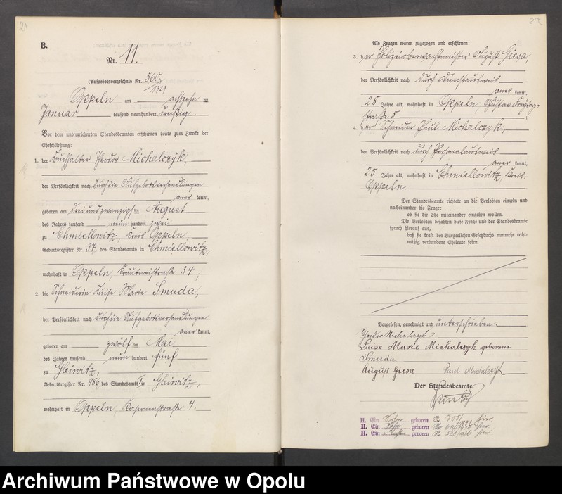 Obraz 14 z jednostki "[Rejestr Małżeństw] 1930 tom I Nr 1-194"