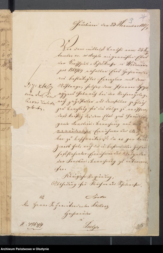 image.from.unit.number "Rechnung des Kirchspiels Schul-Kasse zu Widminnen"
