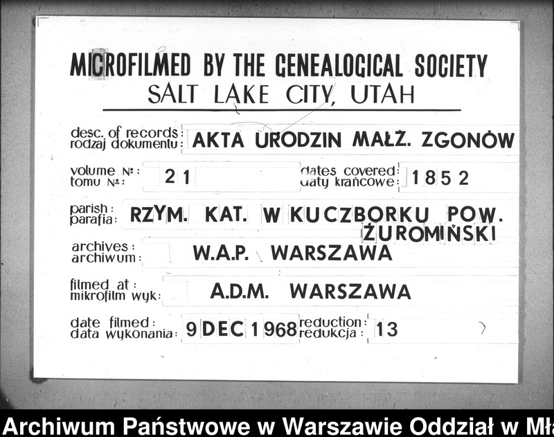 image.from.unit.number "Akta urodzin, małżeństw i zgonów"