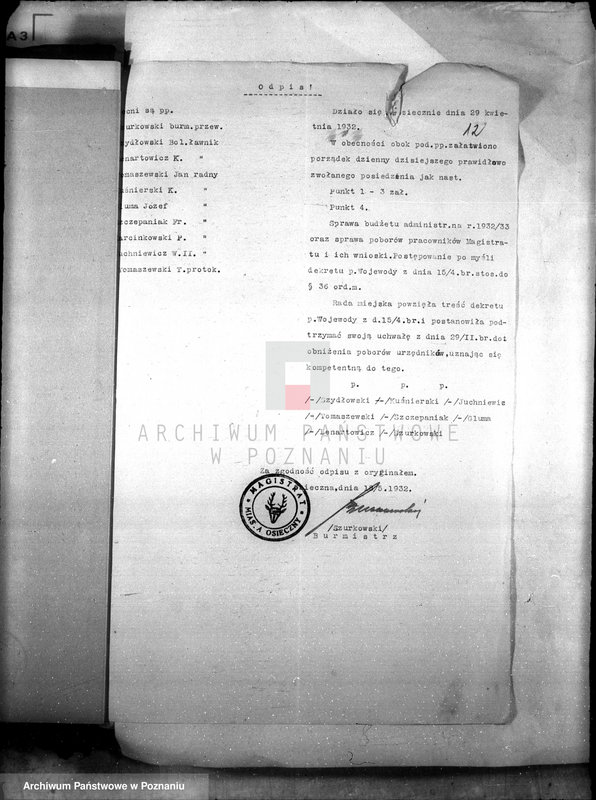 Obraz 17 z jednostki "Budżety i sprawy rachunkowe miasta Osieczny"