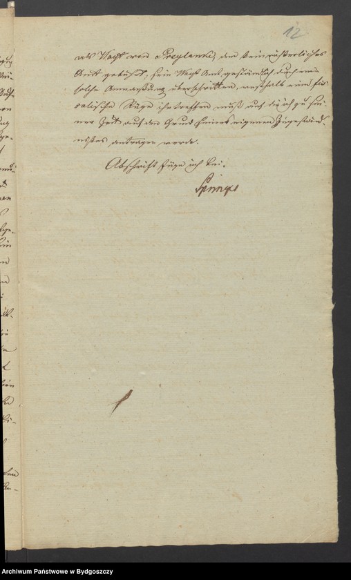 image.from.unit.number "Acta Manualia des Regierungs Fiscalats in Bromberg in Sachen des Bernardiner Kloster in Bromberg weder die Friedens Richter Taeuenbnersche Erben wegen Turbation in Besitz einer Wiese"