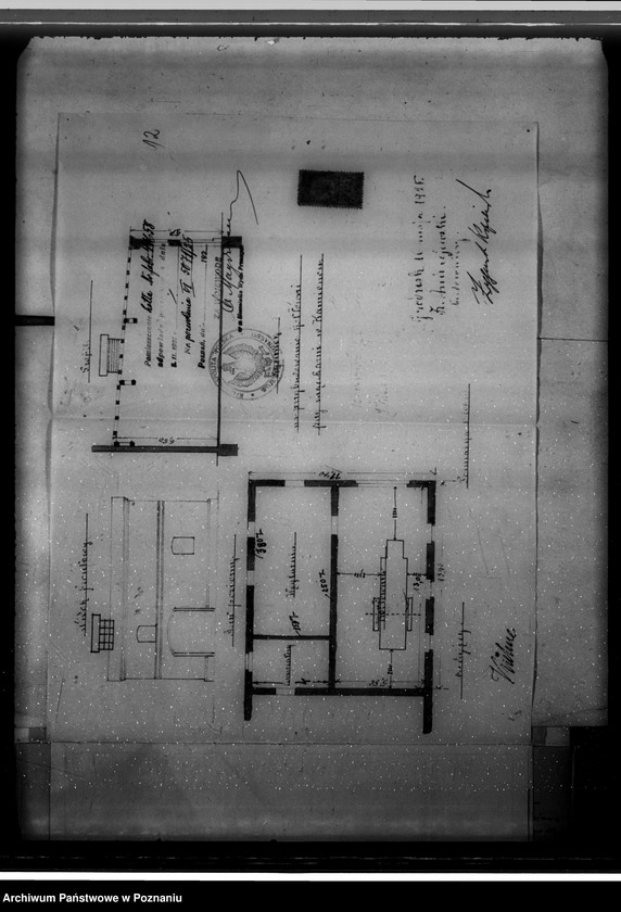 Obraz 17 z jednostki "/Mączkarnia parowa w maj. Kamieniec, pow. kościański, własność Z. Kozierowskiego/"