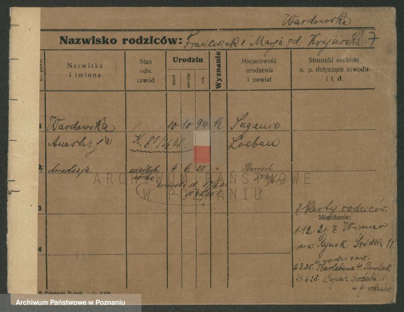 Obraz 17 z jednostki "Wardowski - Warszewski"