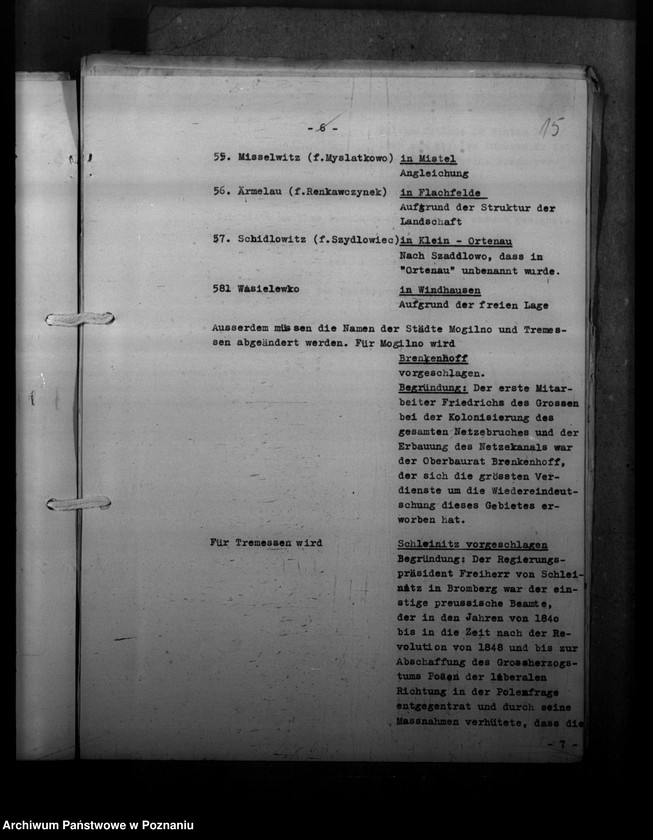 Obraz 19 z jednostki "Ortsnamenänderung Kreis Mogilno"