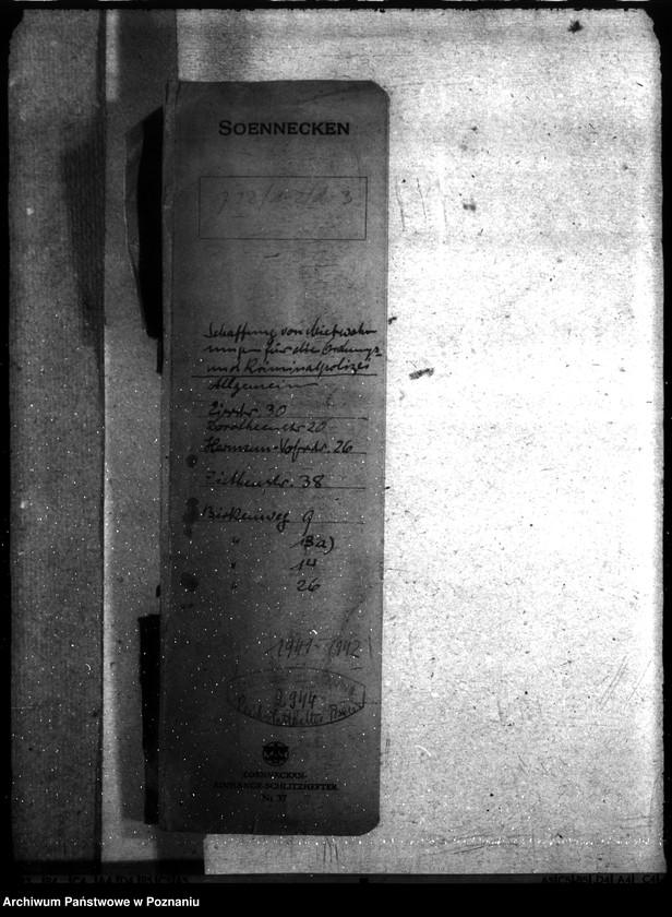 Obraz 4 z jednostki "Schaffung von Mietwohnungen für die Ordnungspolizei und Kriminalpolizei. Allgemein"