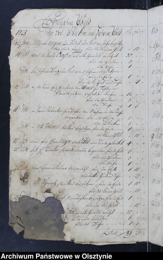 image.from.unit.number "Kirchen Rechnung über Einnahme und Ausgabe"