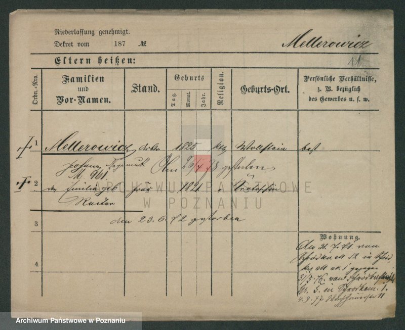 Obraz 13 z jednostki "Mellerke - Mencel"