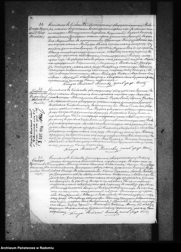 image.from.unit.number "Dublikat aktov o rodivšihsâ, brakosoče6avšihsâ i umerših v prihode Głovačev za 1881god"