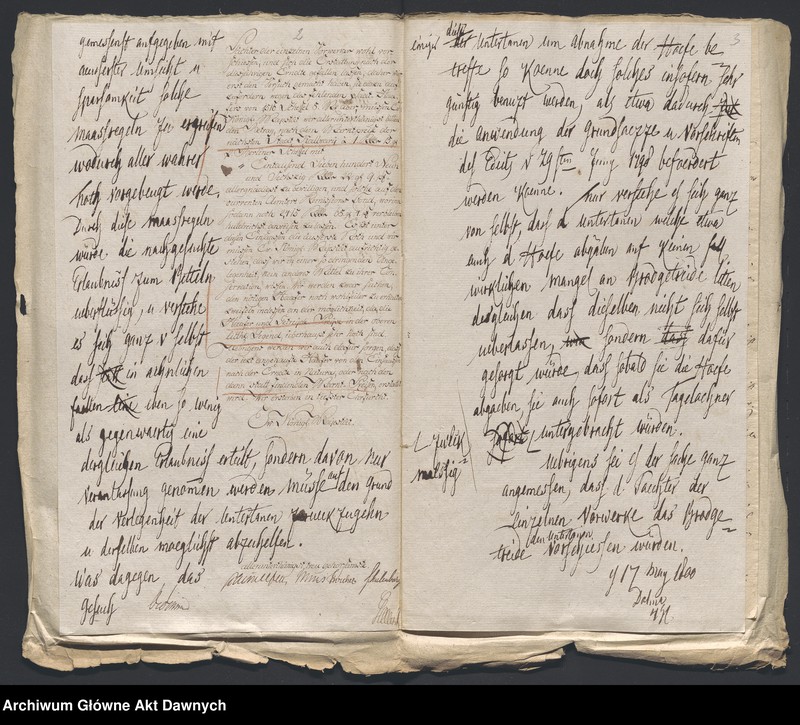 image.from.unit "Akta die Unterstützung der Einsassen des Amtes Maczkow mit Saat- und Brotgetreide betreffend [Akta dotyczące zaopatrzenia osadników w urzędzie domen Maków w zboże siewne i chlebowe]."