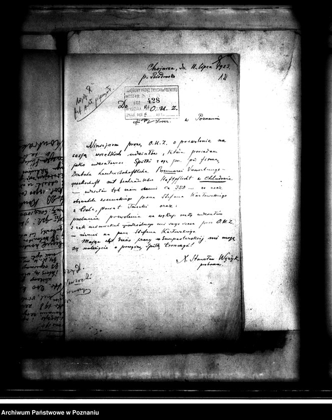 Obraz 16 z jednostki "Gorzelnie w powiecie poznańskiego nr 67 /akta dotyczące nieruchomości/"