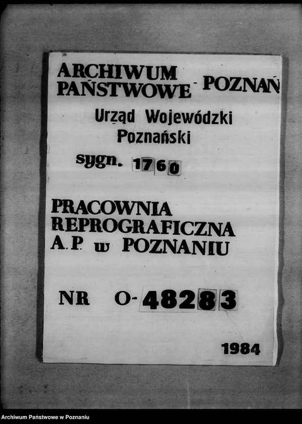 Obraz 1 z jednostki "Vermessungsregister von der Königlichen Domäne Kunowo"