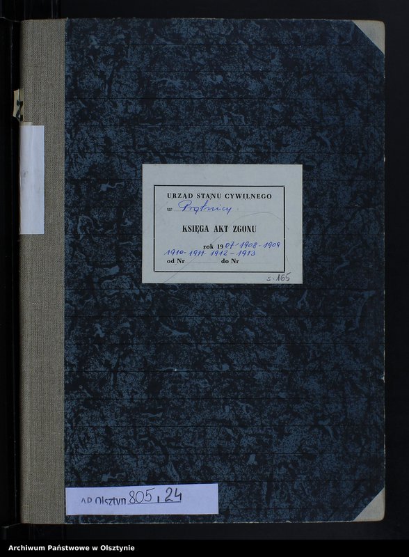 image.from.unit.number "Księga akt zgonu Nr 1 - 26, 1 - 22, 1-24, 1-15, 1-22, 1-17, 1-28; /przepisana w języku polskim z oryginału niemieckiego w dniach 19.07.1961 - 25.07.1961/"