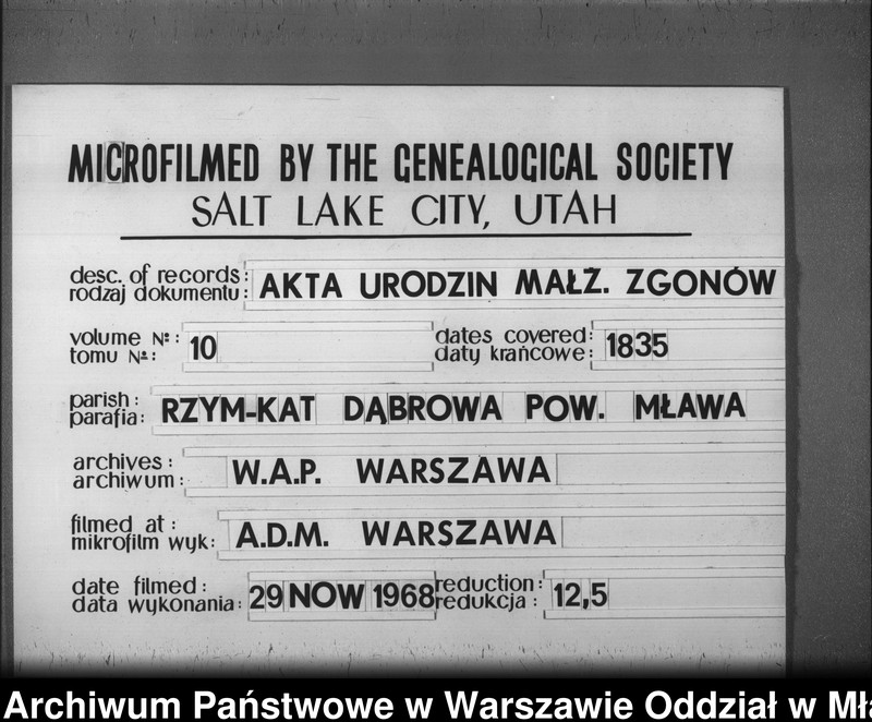 image.from.unit.number "Akta urodzeń, małżeństw i zgonów"