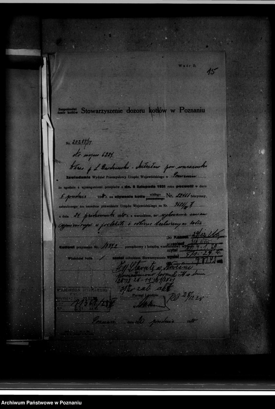 Obraz 19 z jednostki "Młyn parowy L. Bardzińskiego w Miłoslawiu powiat wrzesiński nr woj. 6227"