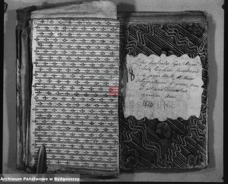 image.from.unit.number "Duplicate der Kirchen Bücher von Kościelec"