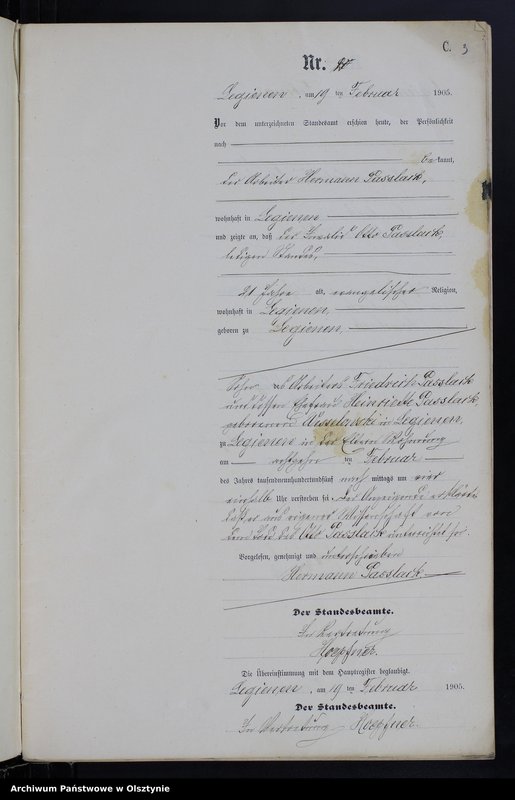 image.from.unit.number "Sterbe-Neben-Register Nr 1 - 17"