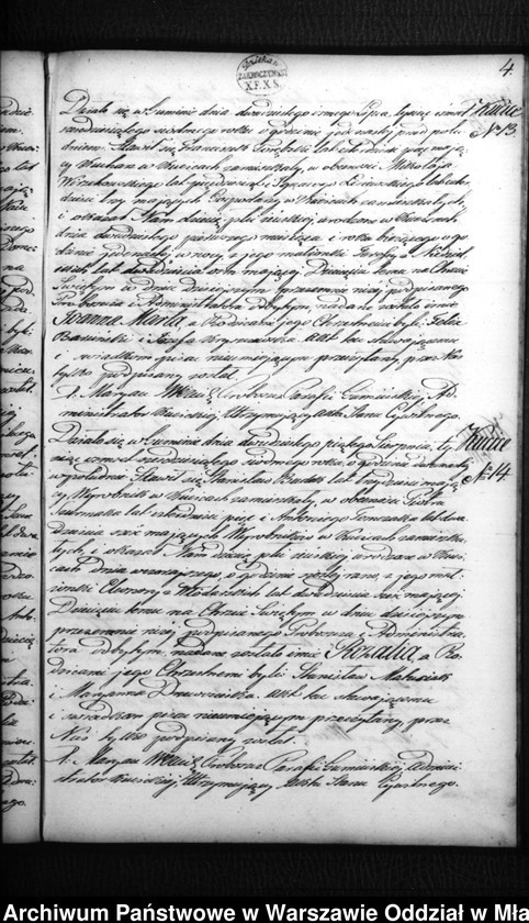 Obraz 10 z jednostki "Akta urodzeń, małżeństw i zgonów"