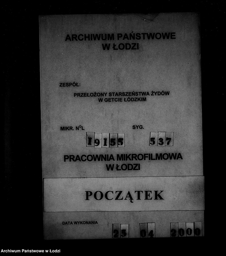Obraz 1 z jednostki "Papiererzeugnisse-Abteilung [Zasiłki chorobowe dla pracowników wydziału, listy pracowników, zaświadczenia lekarskie]"