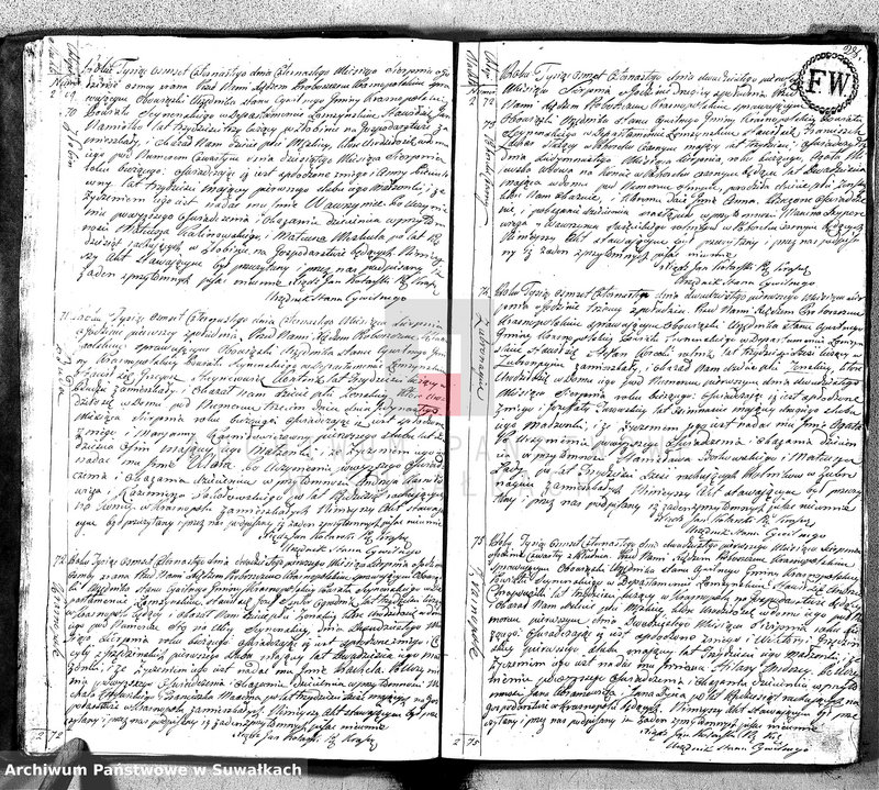 image.from.unit.number "Akta Cywilne Urodzonych Gminy Krasnopolskiey Pttu Seyneńskiego od Ru 1814."