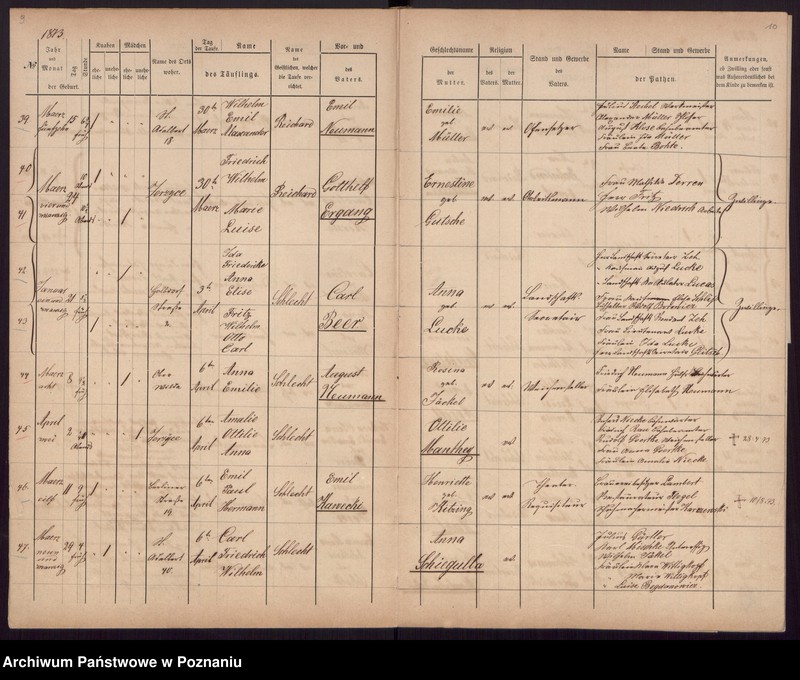 Obraz 7 z jednostki "[Akta urodzeń i chrztów, zgonów, ślubów]"