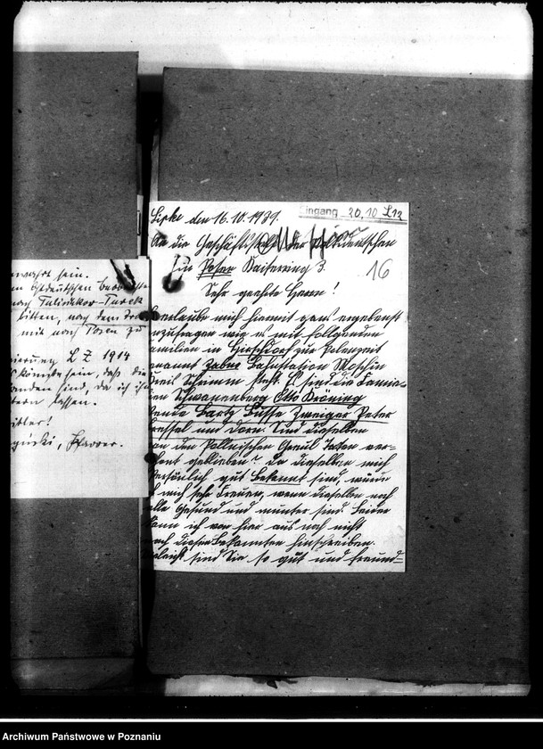 Obraz 20 z jednostki "Korespondencja w sprawie miejscowych Niemców, którzy zginęli w 1939 roku L - Z"