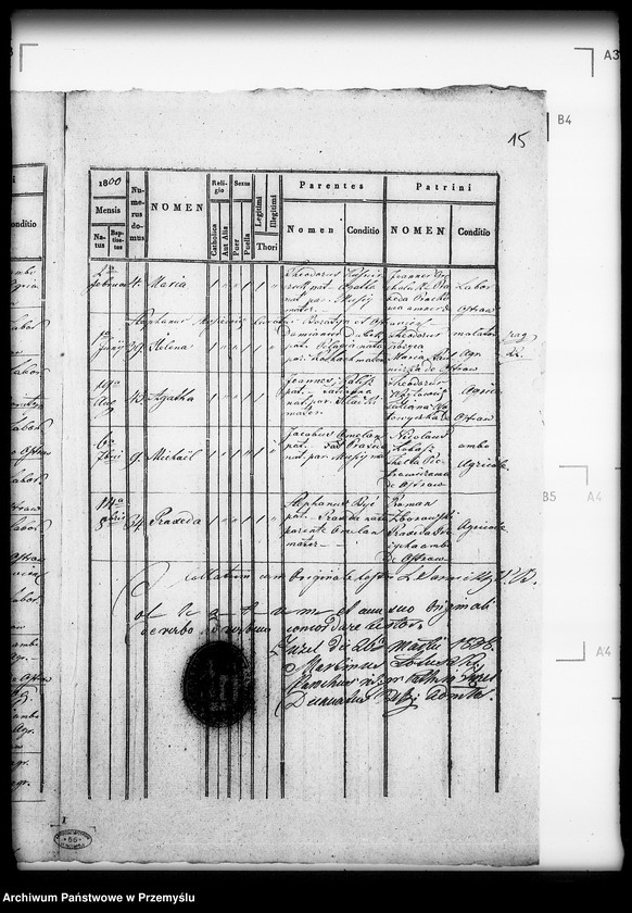 Obraz 19 z jednostki "[Kopie ksiąg metrykalnych parafii Boratyn z filią Ostrów (dekanat Bełz)]"