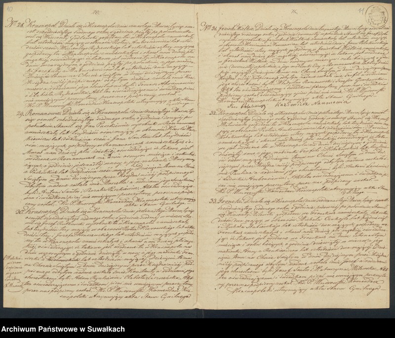 image.from.unit.number "Duplikat akt urodzonych, zaślubionych i zmarłych z Parafii Rzymako-Katolickiej Krasnopolskiej z Roku 1867"