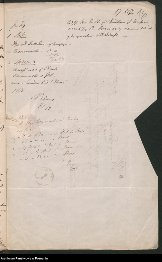 Obraz 20 z jednostki "A. betr. Familie von Koczorowski"