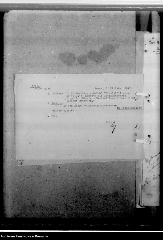 Obraz 19 z jednostki "Raebiger, Paul - komisarz obwodowy"