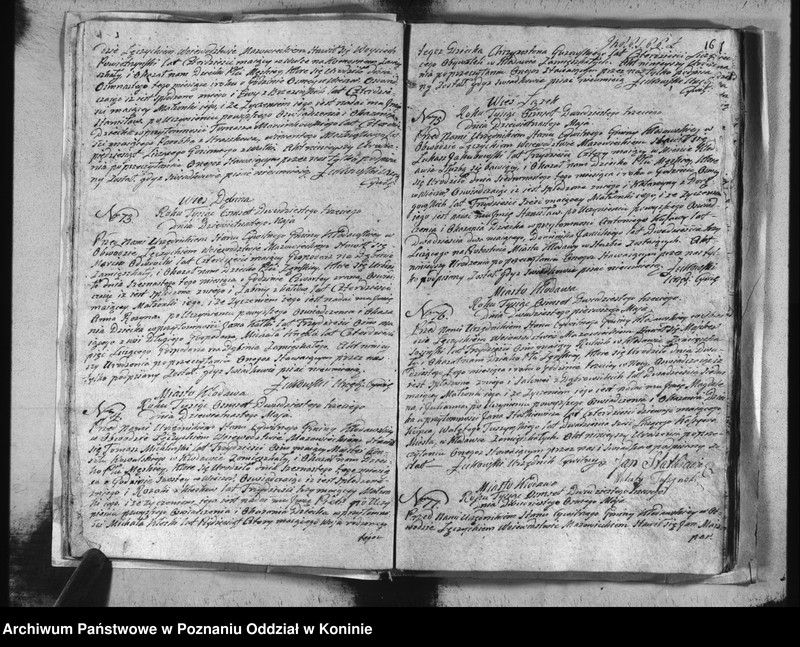 Obraz 17 z jednostki "Księga urodzeń, małżeństw i zgonów"