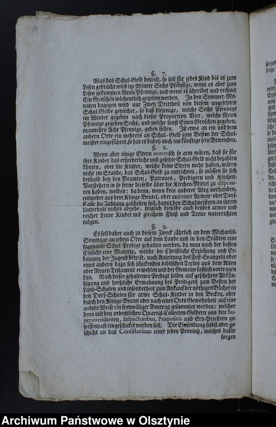 image.from.unit.number "Registrant der Kirchen und Schulen Registratur in Jäskendorff"