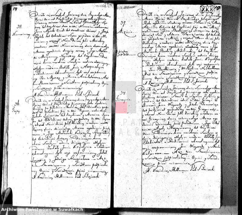 image.from.unit.number "Księga duplikat urodzonych, zaślubionych, zmarłych parafij święto jeziorskiey z roku 1831 od dnia 1-go stycznia do ostatniego grudnia r. B."