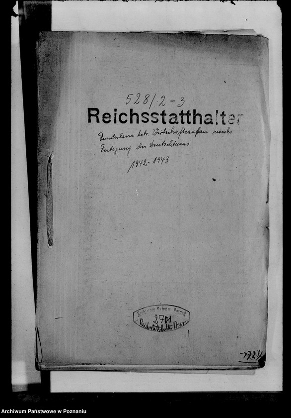 Obraz 4 z jednostki "Runderlasse betr. Wirtschaftsaufbau zwecks Festigung des Deutschtums"