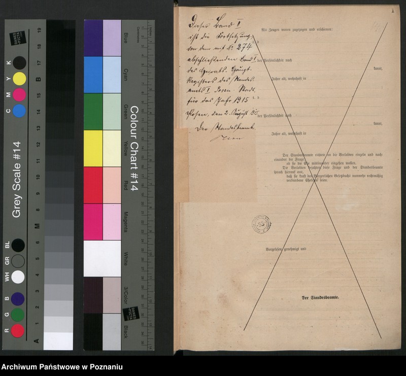Obraz 3 z jednostki "Księga miejscowa małżeństw tom II [Rejestr główny małżeństw]"