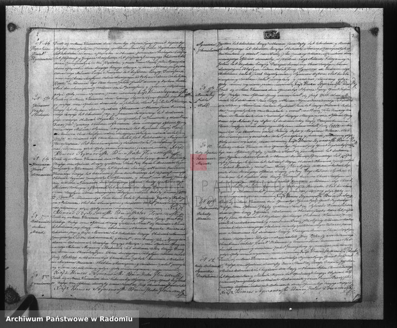 image.from.unit.number "Księga duplikatu aktów religijno-cywilnych parafii Głowaczewskiey na rok 1835"